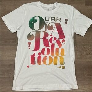 100% Cotton Revolution OAR Band Tee Gradient Graphic Short Sleeve Tee